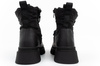 Schwarze, gefütterte Winterstiefeletten für Damen von Lee Cooper mit Reißverschluss