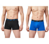 Puma Herren-Boxershorts, 2er-Pack, Blau/Schwarz, bequeme Baumwolle