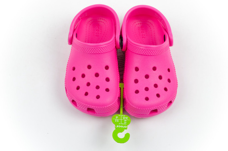 Crocs Classic Clog T Kinderclogs-Sandalen, rosa, bequem, modisch