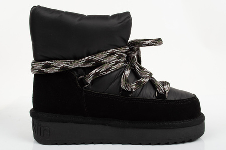 D.Franklin Damen Winterschuhe [DFSH375003-BLAC], schwarz.