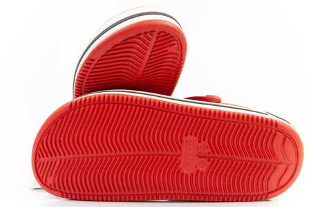 Crocs Off Court Flip Flops Sandalen Clogs rot leicht bequem modisch