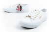 Lee Cooper Damen-Sneaker, modisches Weiß, bequem