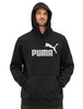 Puma Herren-Kapuzenpullover mit Kängurutasche, Schwarz, Modische Baumwolle