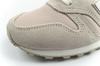 New Balance 373 Damen-Sneaker, Modisches Leder, Beige, Weiß