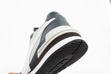 Puma ST Runner v4 Herren-Sneaker aus grauem Leder