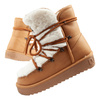 D. Franklin Damen Winterstiefel, modisches Fellfutter, High-Top