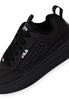 Fila Superbubble Damen-Sneaker, modisch, schwarz, bequem, leicht