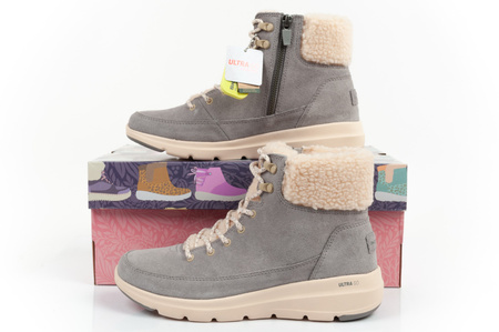 Skechers Glacial Ultra-Woodlands Damen Wintersportschuhe [16677/GRY], grau.