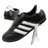 Adidas Damen-Taekwondo-Sneaker, Schwarz, Leder, Slip-On