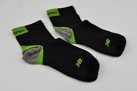 NEW BALANCE Laufsocken Größe 35-38 [3.40.027] schwarz, grün.