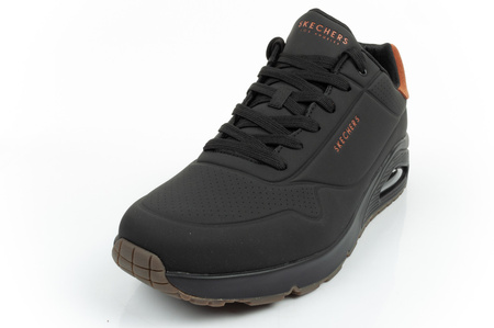 Skechers Uno Herren-Sportschuhe [183004/BBK], Schwarz.