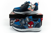 Leomil Kinder-Sportschuhe Spiderman Sneaker, leicht, mit Klettverschluss, schwarz/blau
