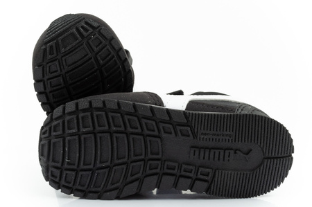 Puma ST Runner [384903 01] Kinder-Sportschuhe mit Klettverschluss, schwarz.