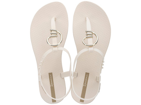 Ipanema Sandal Class Damen-Flip-Flops in Beige mit Gold