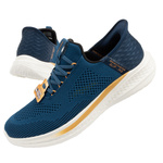 Skechers Slade Herren Sportschuhe Bequem Atmungsaktiv Marineblau [210810/BLU].