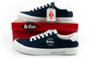 Lee Cooper Herren-Sneaker, modisch, bequem, Marineblau