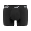 Puma Herren-Boxershorts im 3er-Pack, Schwarz und Grau, bequeme Baumwolle