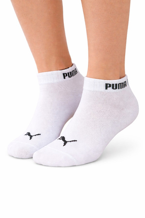 Puma Unisex 3er-Pack Baumwoll-Knöchelsocken, Weiß