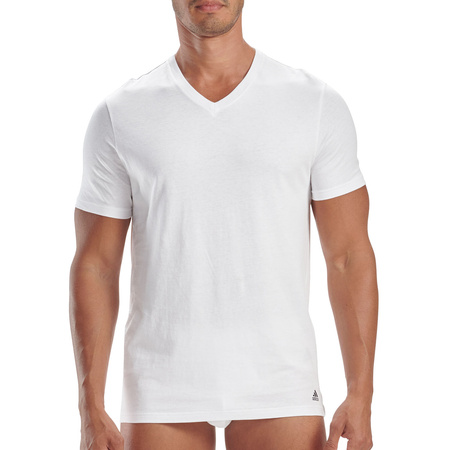 Adidas Basic-T-Shirt mit V-Ausschnitt 3er-Pack