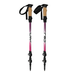 CMP Aluminium-Trekkingstöcke, leichte Nordic-Walking-Stöcke, Pink und Lila