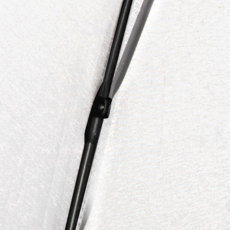Perletti XXL 132 cm Schwarzer, winddichter Golfschirm (manuell)
