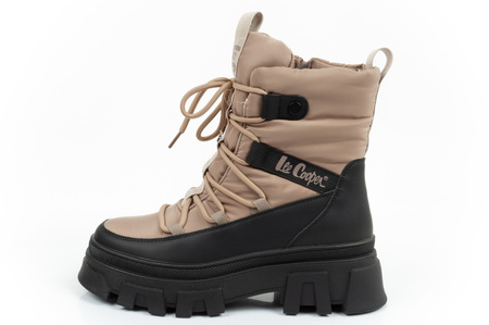 Lee Cooper Damen-Schneestiefel [LCJ-24-47-3143L], Beige.