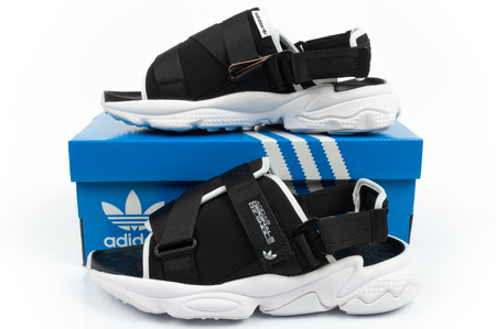 Adidas Ozweego Sandal Damen Sandalen [GZ8410], schwarz.