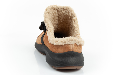 Keen Damen-Hausschuhe Hood Clog [1026803] Hausschuhe mit Schaffell, braun.