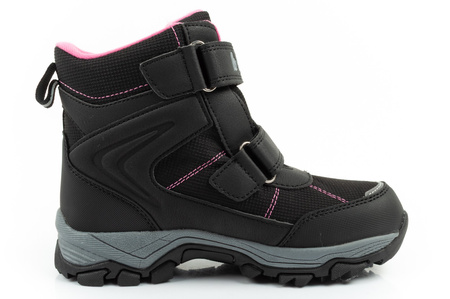 Lee Cooper Kinder-Winterstiefel, wasserdicht und isoliert, Schwarz