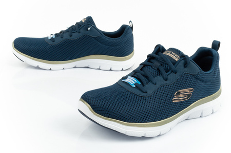 Skechers Flex Appeal 4.0 Brillant View Damen-Sportschuhe [149303/NVGD], blau.