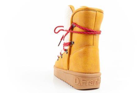 D. Franklin Damen Winterstiefel, modisches Fellfutter, isoliert, Senfgelb