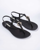 Ipanema Sandal Class Damen-Flip-Flops in modischem Schwarz mit Gold