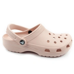 Crocs Classic Damen-Clogs-Sandalen, puderrosa, modisch und bequem