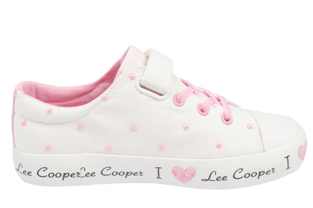 Lee Cooper Kinder-Sneaker [LCW-24-02-2159K], weiß.