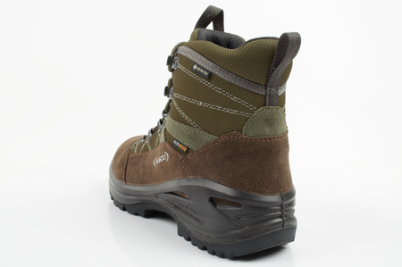 Aku Cimon Gore-Tex Herren-Trekkingschuhe aus Leder, Grün-Braun