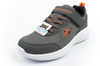 Skechers Bounder Kinder-Sportschuhe mit Klettverschluss, leicht, modisch, Grau