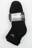 Emporio Armani Herren-Baumwollsocken, Schwarz, 3er-Pack