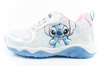 Leomil Kinder-Sportschuhe Stitch Leichte Sneaker mit Klettverschluss und blauen LEDs