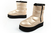Karl Lagerfeld Thermo Damen Schneestiefel Stiefeletten mit Fell gold [KL48554 HGD]
