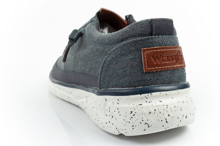 Wrangler Herrenschuhe, Makena Stone Mokassins, Blau, Modisches Marineblau
