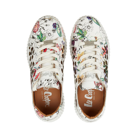 Lee Cooper Damen-Plateau-Sneaker mit Schnürung