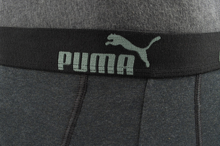 Puma Herren-Boxershorts, 9er-Pack, Schwarz, Grau, Khaki, Komfortable Baumwolle