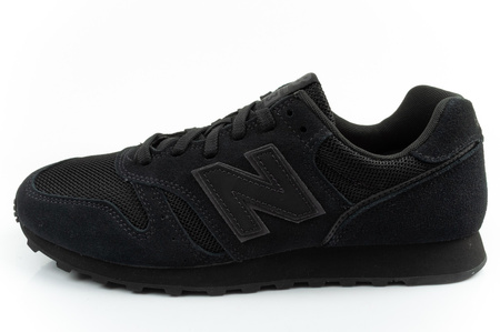 New Balance 373 Herren-Sneaker, modisches schwarzes Leder