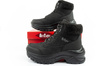 Lee Cooper Damen Winter-Wanderschuhe, Schwarz, Schnürschuh