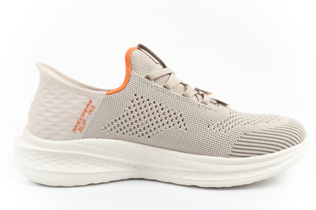 Skechers Slade Quinto Herren Slip-On Sportschuhe Beige SLIP-INS [210810/SND]