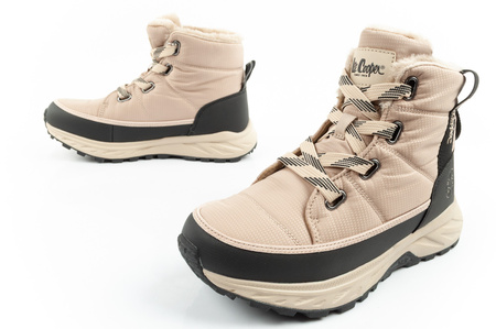 Lee Cooper Damen Winter-Wanderschuhe, Beige, Schwarz