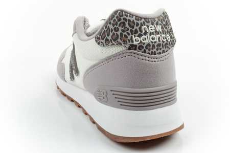 New Balance 515 Damen-Sneaker, modisch, atmungsaktiv, Grau-Leopard