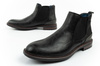 Wrangler Randy Herren Chelsea Boots, elegant, modisch, Slip-On, Schwarz