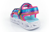 Skechers Kindersandalen [302675L/MLT] LED-Schuhe, mehrfarbig.