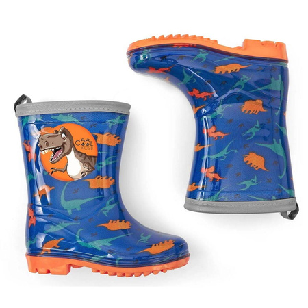 Perletti Cool Kids Dinosaur Kinder-Gummistiefel [15647], Marineblau.